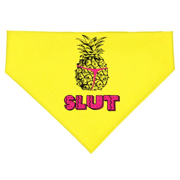 Pineapple Slut USA-Made Doggie Bandana