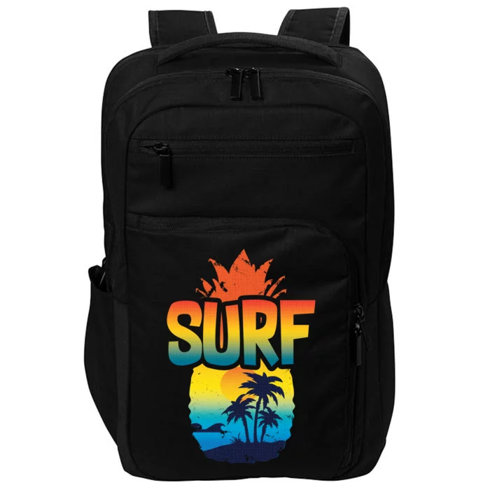 Pineapple Summer Surf Impact Tech Backpack