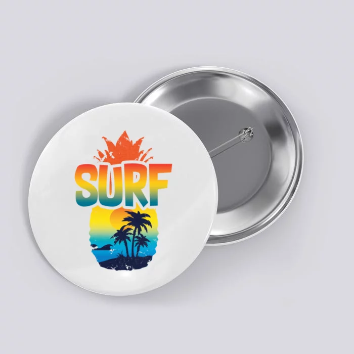 Pineapple Summer Surf Button