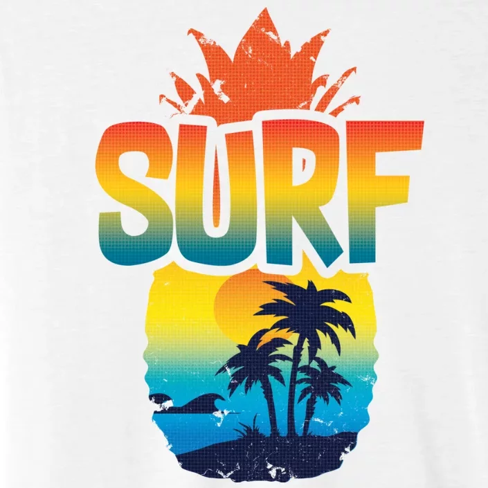 Pineapple Summer Surf ChromaSoft Performance T-Shirt