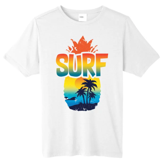 Pineapple Summer Surf ChromaSoft Performance T-Shirt