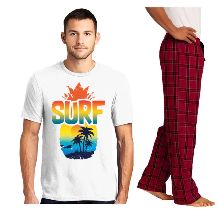 Pineapple Summer Surf Pajama Set