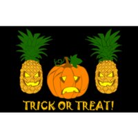 Pineapple Vs. Pumpkin Jack O Lantern Bumper Sticker