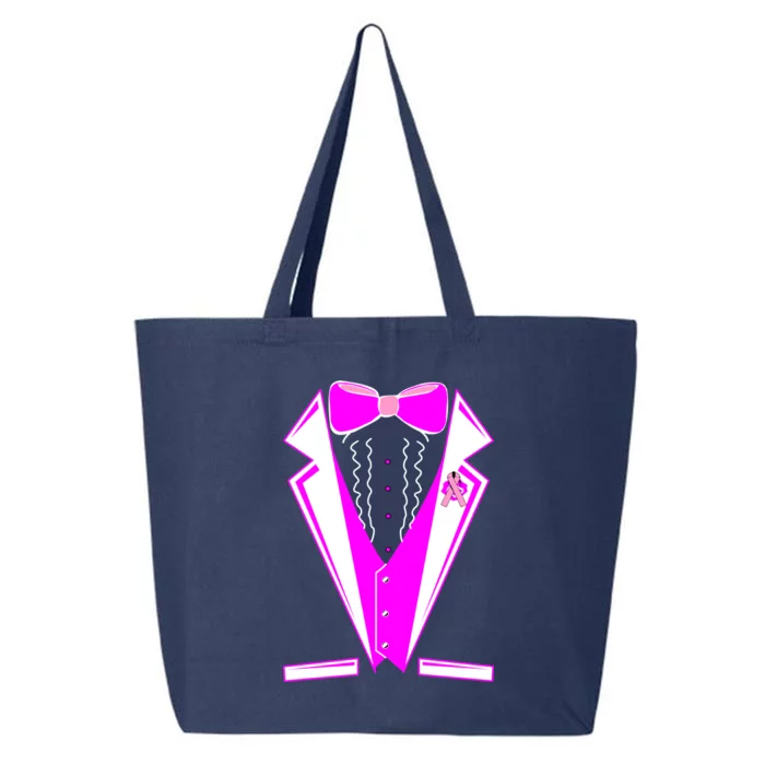 Pink Breast Cancer Tuxedo 25L Jumbo Tote