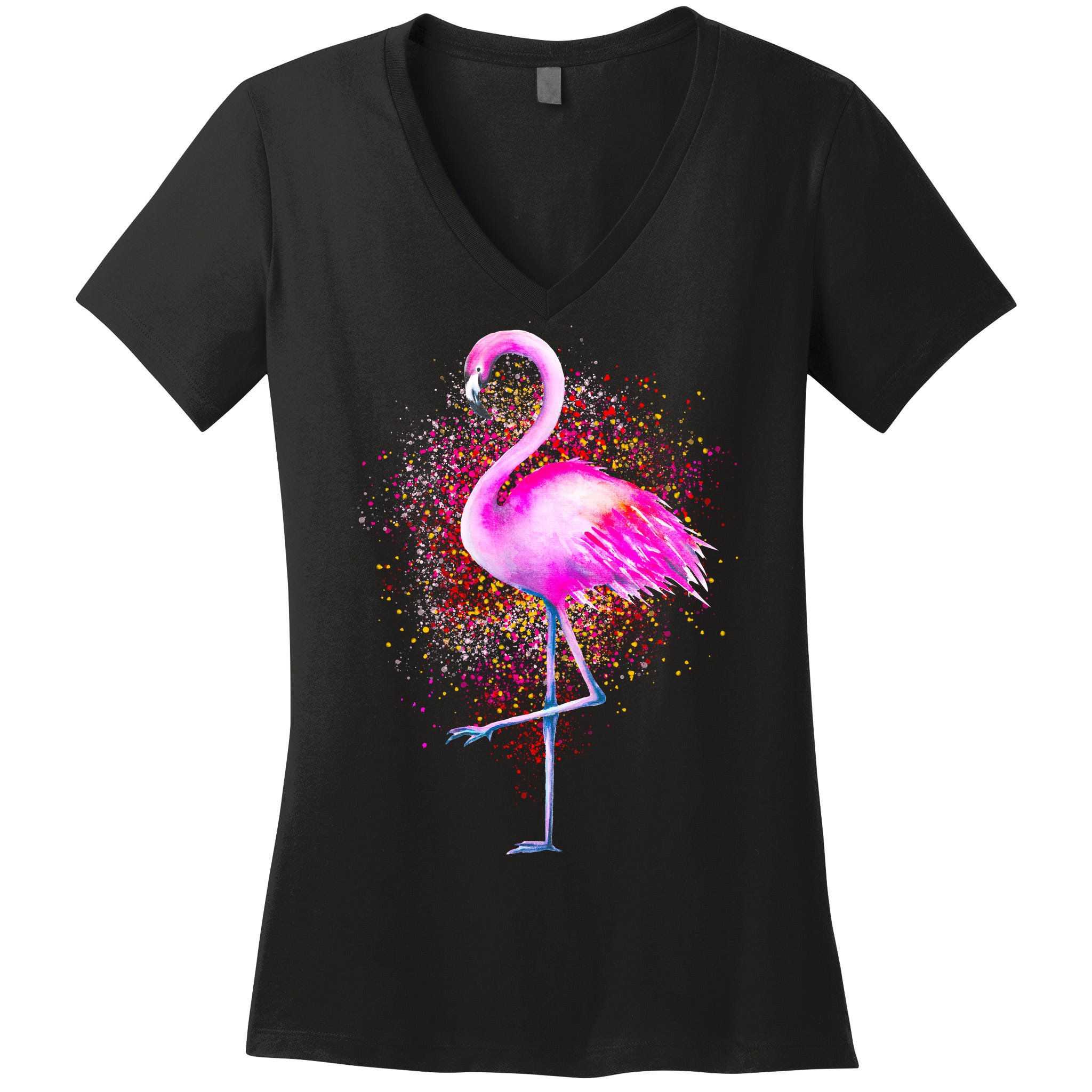 Pink Flamingo art T-shirt