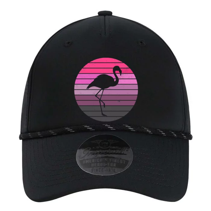 Pink Flamingo Vintage Sunset Performance The Dyno Cap