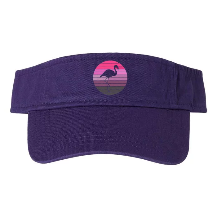 Pink Flamingo Vintage Sunset Valucap Bio-Washed Visor