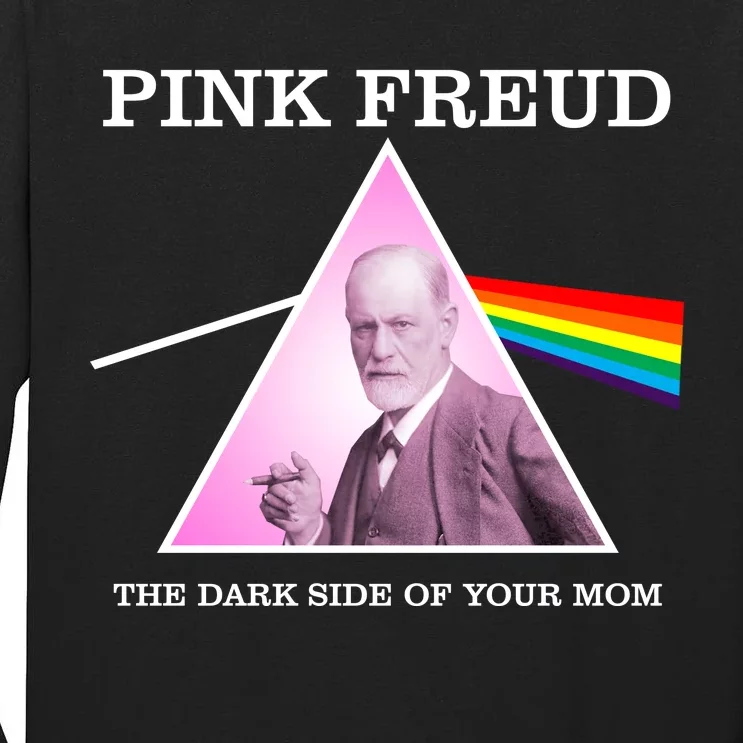 Pink Freud Tall Long Sleeve T-Shirt