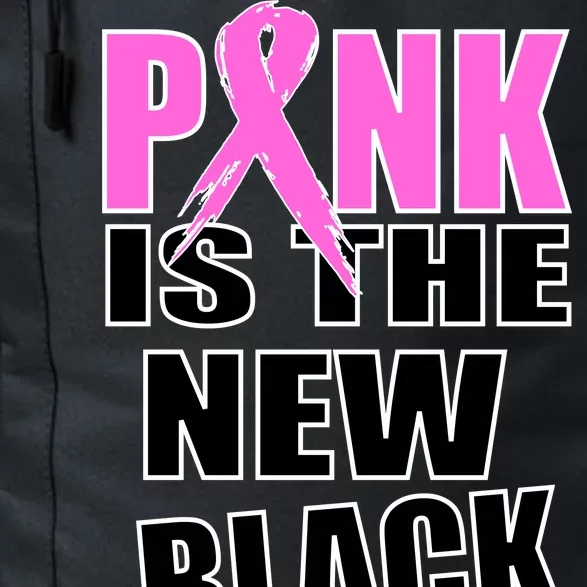 Pink Is The New Black Breast Cancer Ribbon Daily Commute Backpack