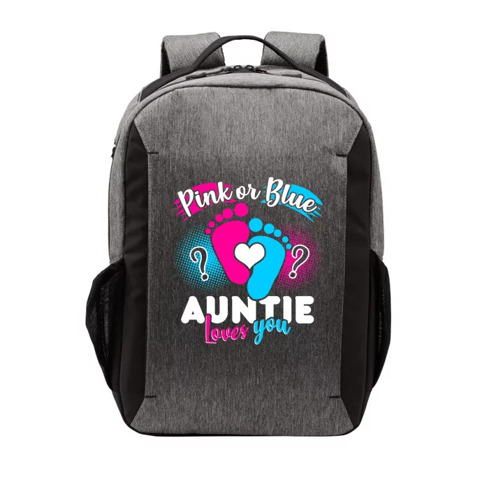 Pink Or Blue Auntie Loves You Vector Backpack