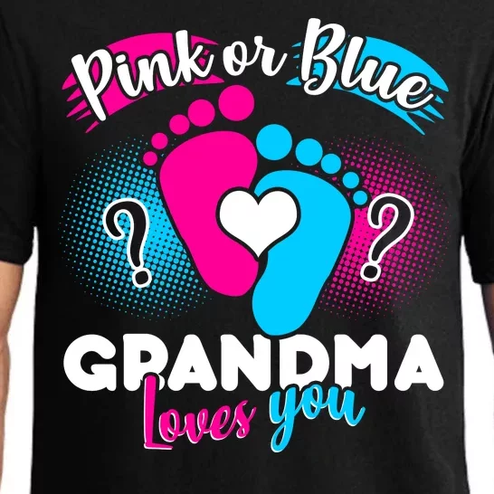 Pink or Blue Grandma Loves You Pajama Set