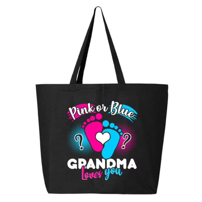 Pink or Blue Grandma Loves You 25L Jumbo Tote