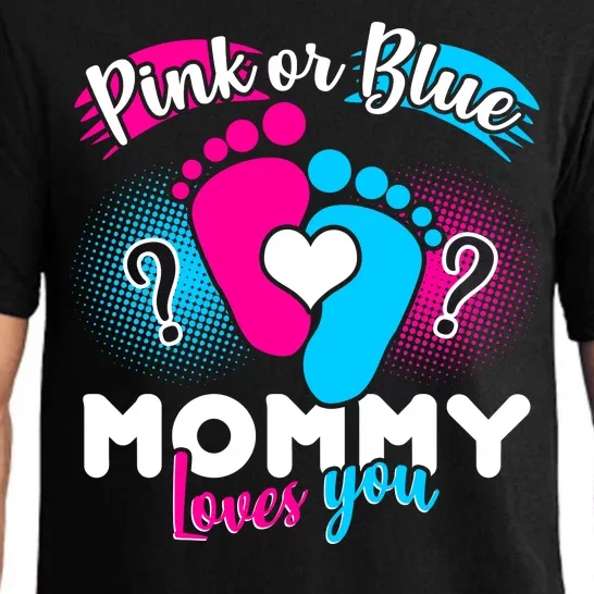 Pink or Blue Mommy Loves You Pajama Set