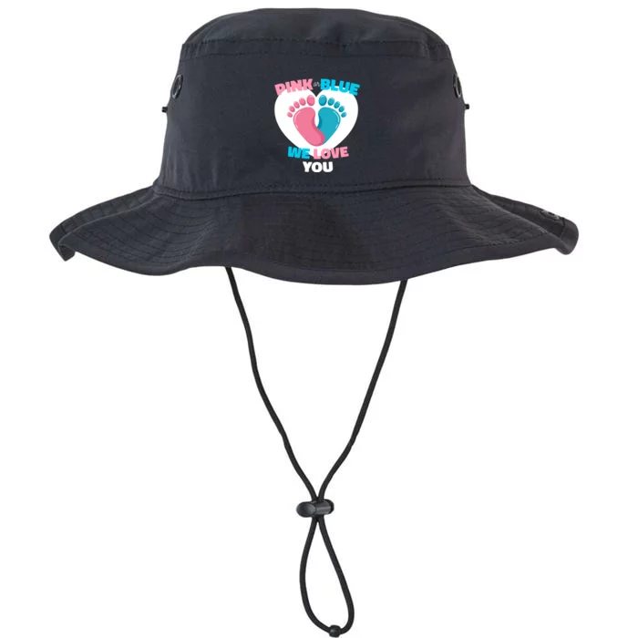 Pink Or Blue We Love You Gender Reval Legacy Cool Fit Booney Bucket Hat