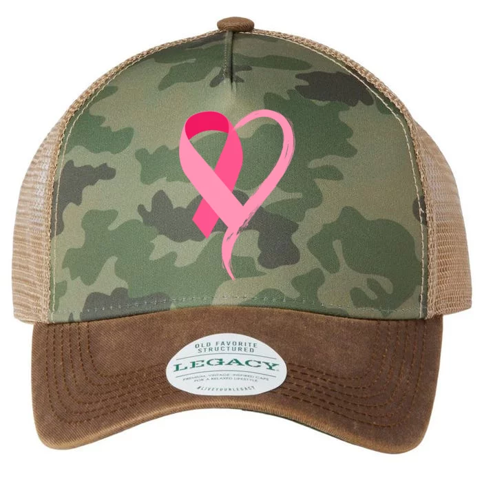 Pink Ribbon Of Love Breast Cancer Awareness Legacy Tie Dye Trucker Hat