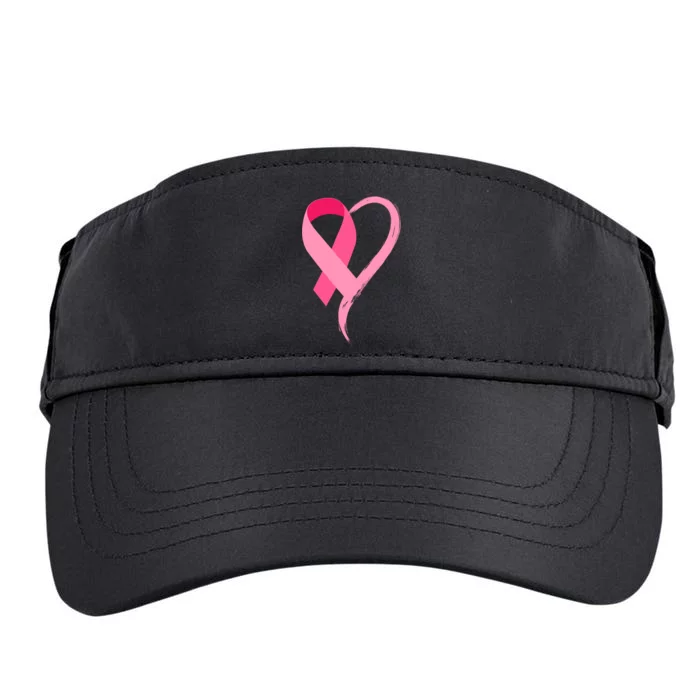 Pink Ribbon Of Love Breast Cancer Awareness Adult Drive Performance Visor