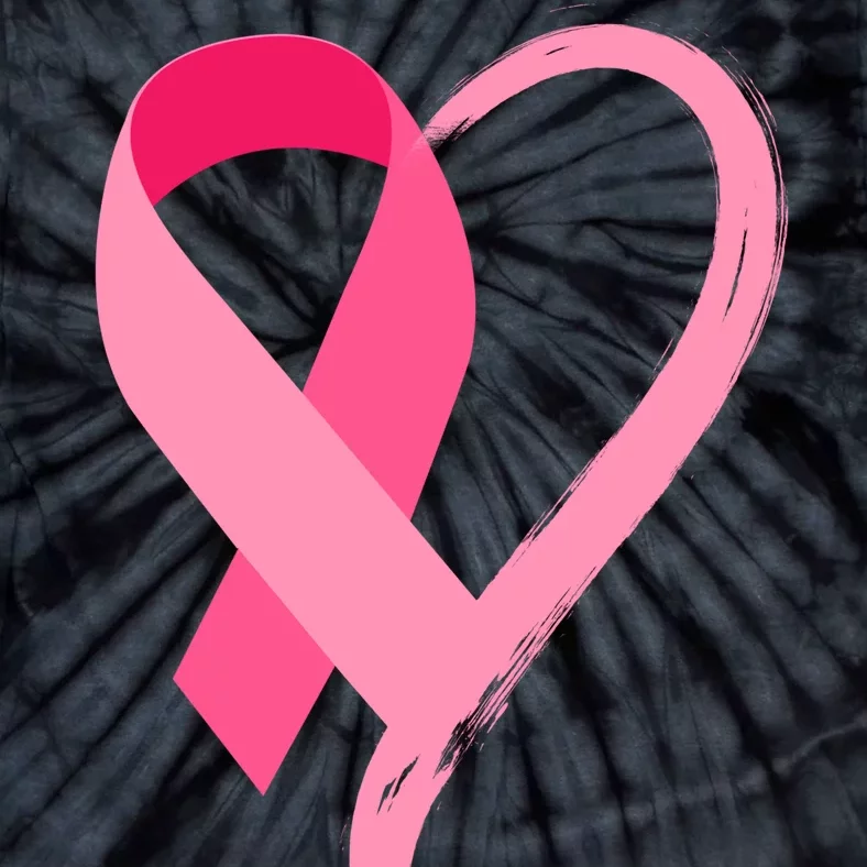 Pink Ribbon Of Love Breast Cancer Awareness Tie-Dye T-Shirt