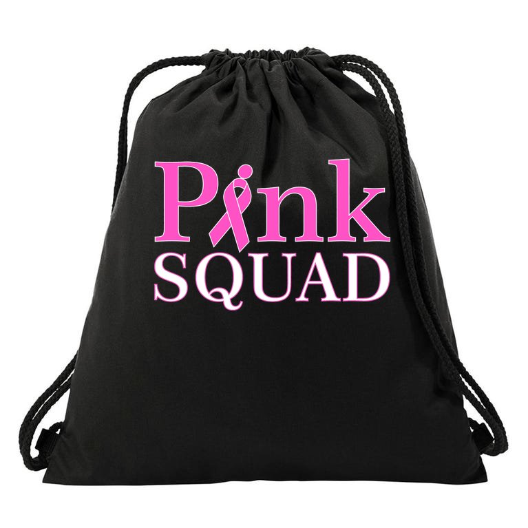 Pink Squad Drawstring Bag