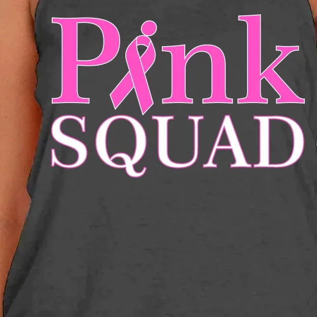 Pink Squad Women's Knotted Racerback Tank