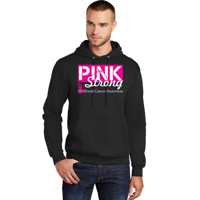 Pink Strong For Breast Cancer Awareness Hoodie