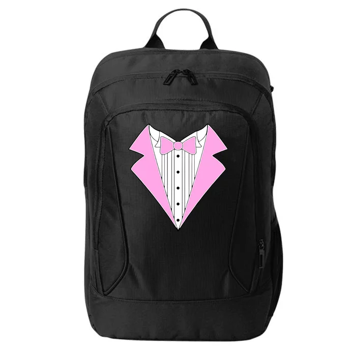 Pink Tux Party Tuxedo City Backpack