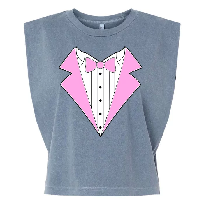 Pink Tux Party Tuxedo Garment-Dyed Women's Muscle Tee