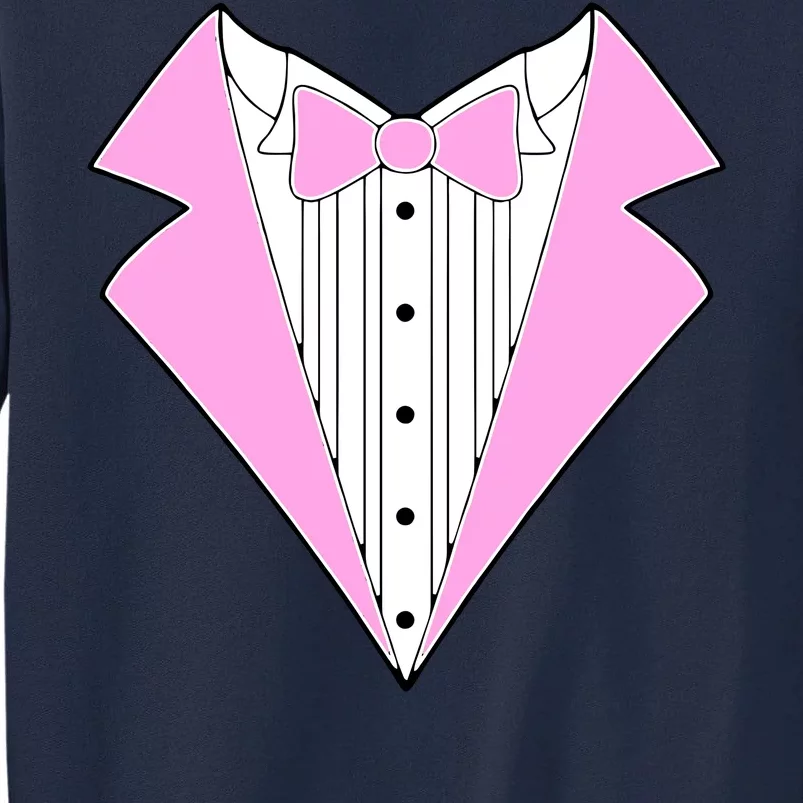 Pink Tux Party Tuxedo Tall Sweatshirt