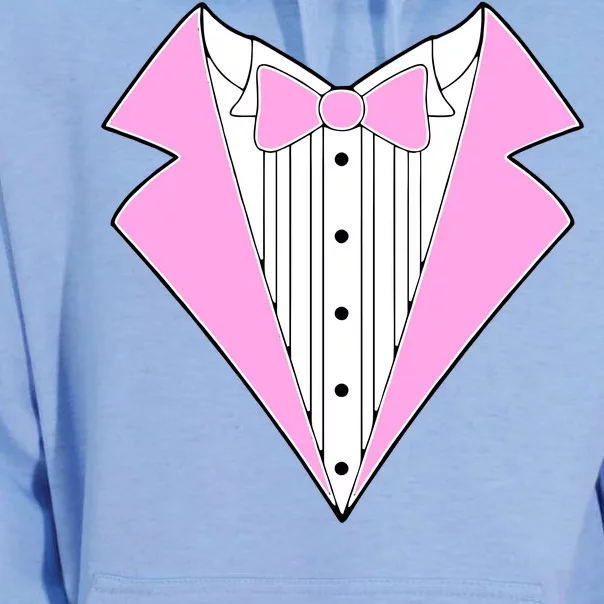 Pink Tux Party Tuxedo Unisex Surf Hoodie