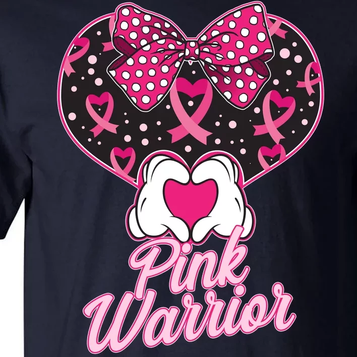 Pink Warrior Breast Cancer Awareness Tall T-Shirt