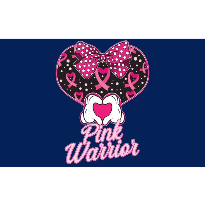 Pink Warrior Breast Cancer Awareness Bumper Sticker