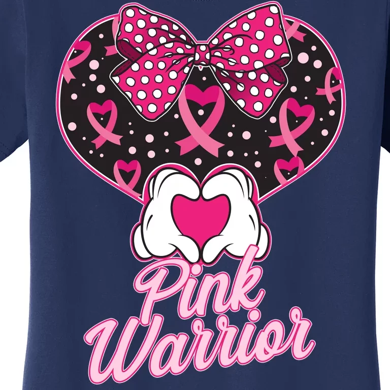 Pink Warrior Breast Cancer Awareness Women's T-Shirt