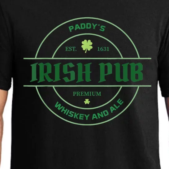 Paddy's Irish Pub Whiskey And Ale St Patrick's Day Pajama Set