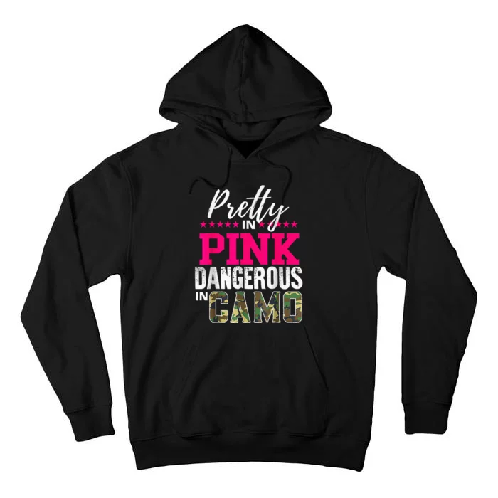 Pretty In Pinks D.Angerous In Camo Hunting Tall Hoodie