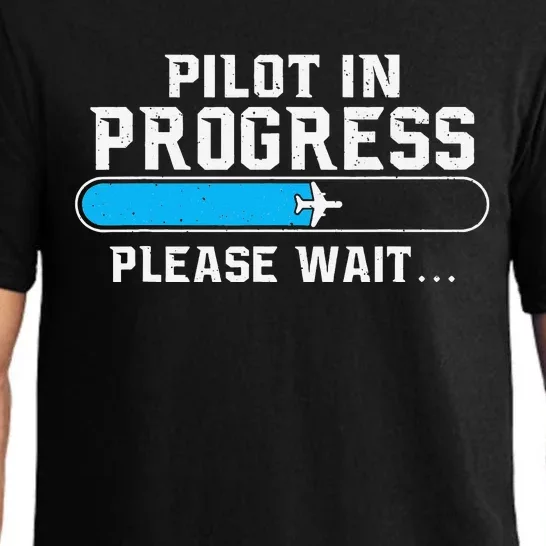 Pilot In Progress Airline Pilot Aviation Aircraft Lover Pajama Set