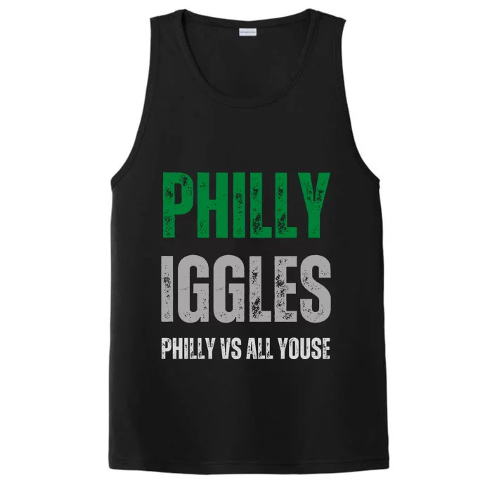 Philly Iggles Philly Vs All Youse Performance Tank