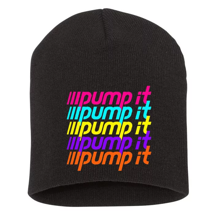 Pump It Short Acrylic Beanie