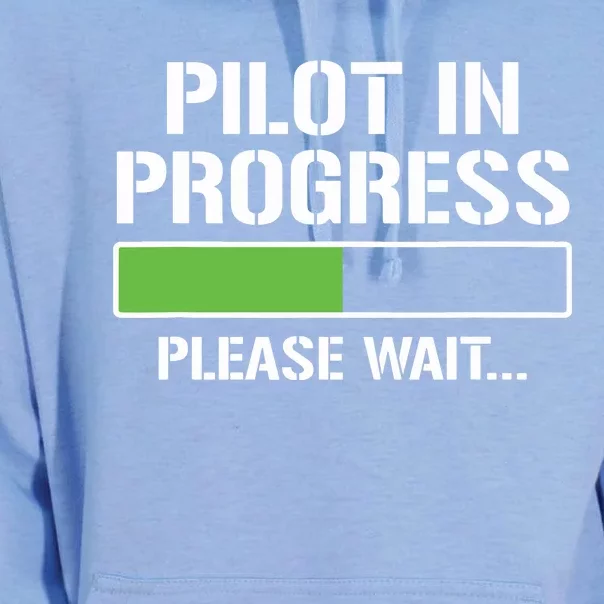 Pilot In Progress Funny Flight School Student Unisex Surf Hoodie