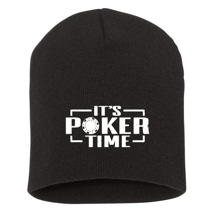 Poker - It's Poker time Short Acrylic Beanie