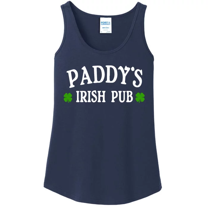 Paddy's Irish Pub St. Patrick's Day Ladies Essential Tank