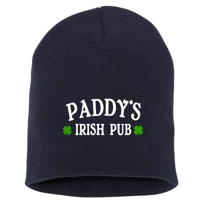 Paddy's Irish Pub St. Patrick's Day Short Acrylic Beanie