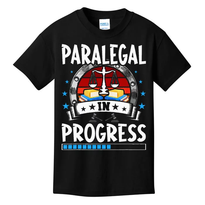 Paralegal In Progress Trainee Student Kids T-Shirt