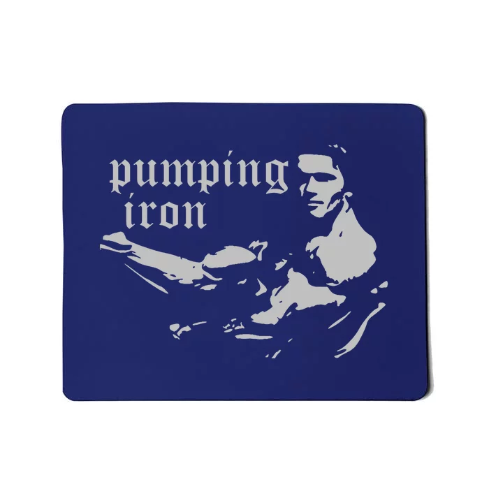 PUMPING IRON Mousepad