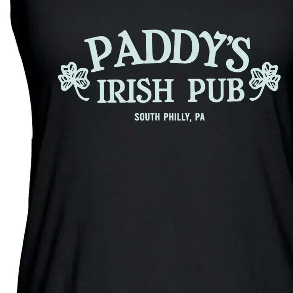 PaddYs Irish Pub Bar Ladies Essential Flowy Tank