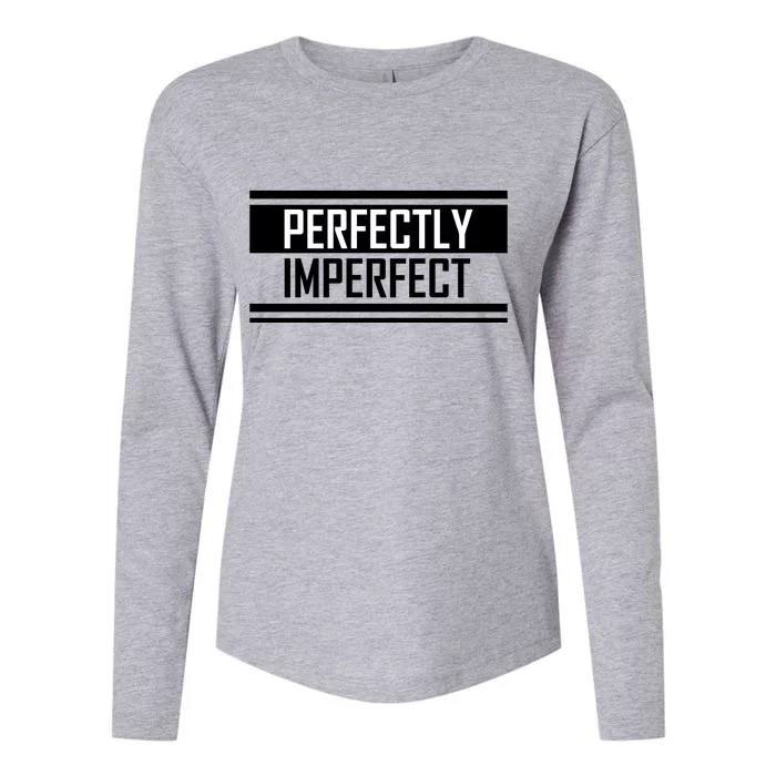 Perfectly Imperfect Womens Cotton Relaxed Long Sleeve T-Shirt