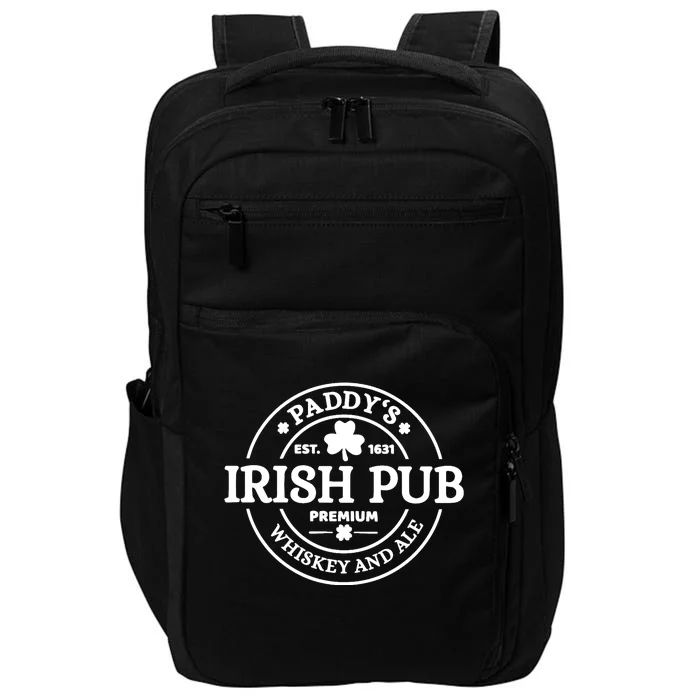 Paddy's Irish Pub Whiskey And Ale Impact Tech Backpack