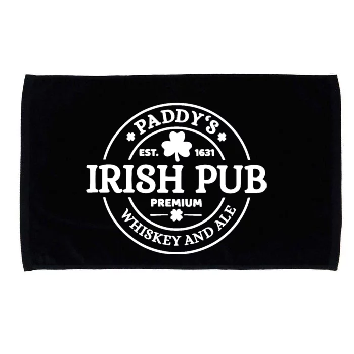 Paddy's Irish Pub Whiskey And Ale Microfiber Hand Towel