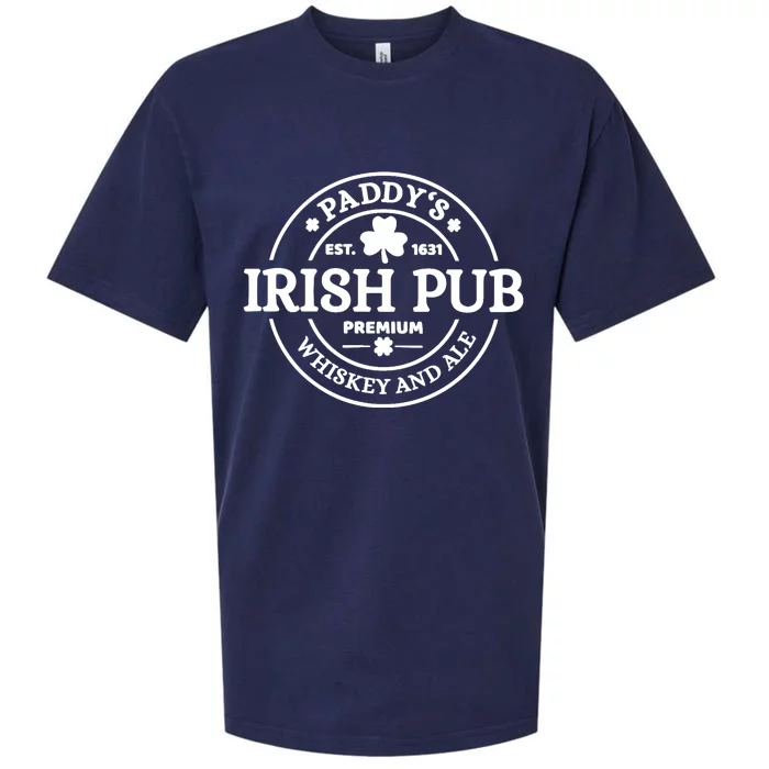 Paddy's Irish Pub Whiskey And Ale Sueded Cloud Jersey T-Shirt