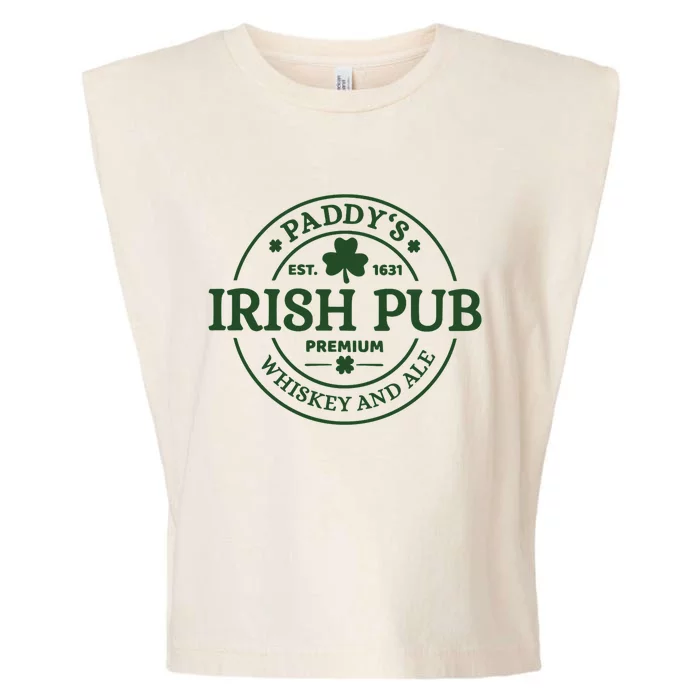 Paddy's Irish Pub Whiskey And Ale Garment-Dyed Women's Muscle Tee