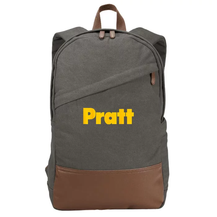 Pratt Institute Cotton Canvas Backpack