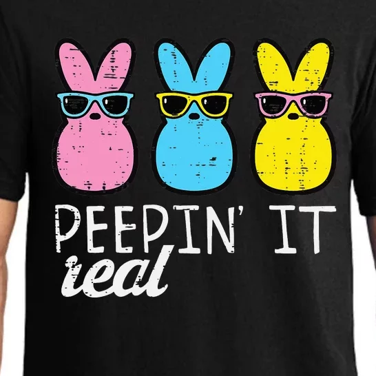 Peepin It Real Easter Bunnies Cool Pajama Set